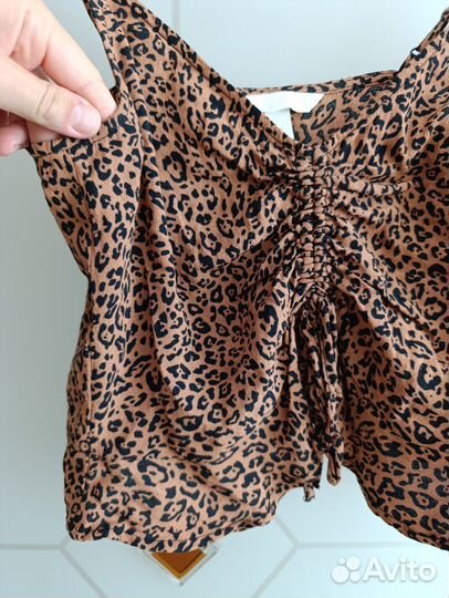Топ леопардовый H&M