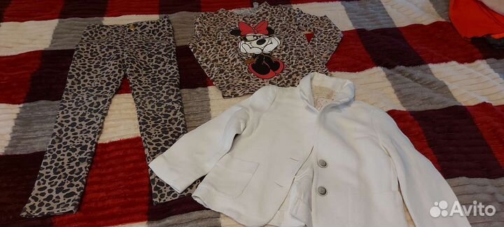 Вещи пакетом для девочки 110 116 см
