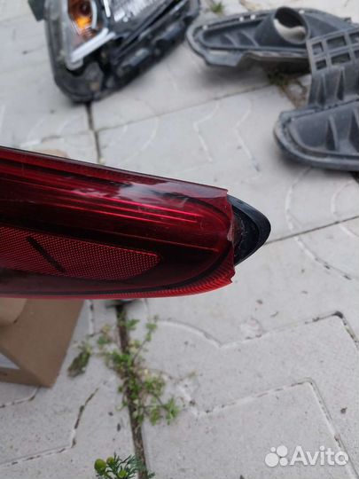 Задние фары на kia rio 4