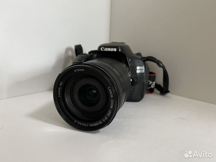 Фотоаппарат canon 600d + объектив 18-200m