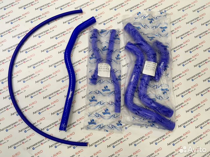 Силиконовые патрубки радиатора Ваз