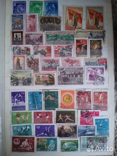 Марки СССР 1930-1950 е гг фото обновил