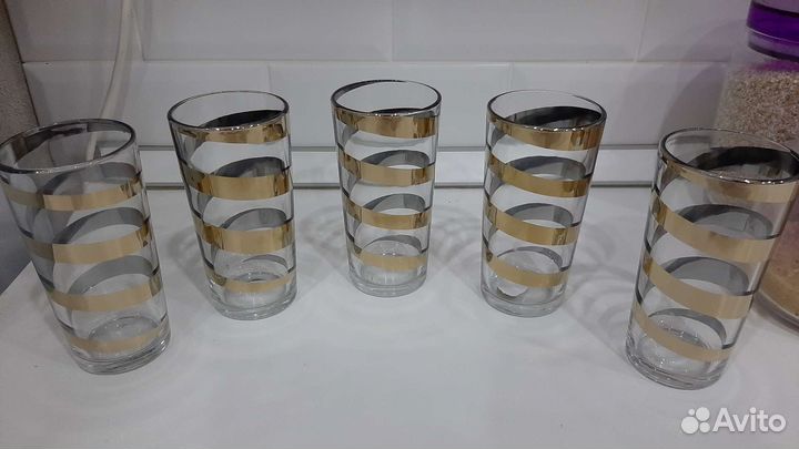 Кружки, бокалы для сока, чайник