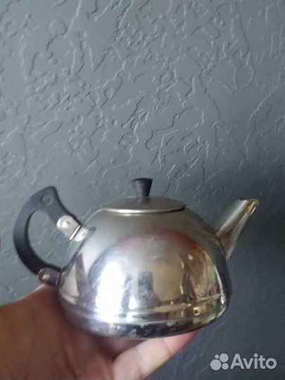 Чайник 0,5л СССР старинный мельхиор