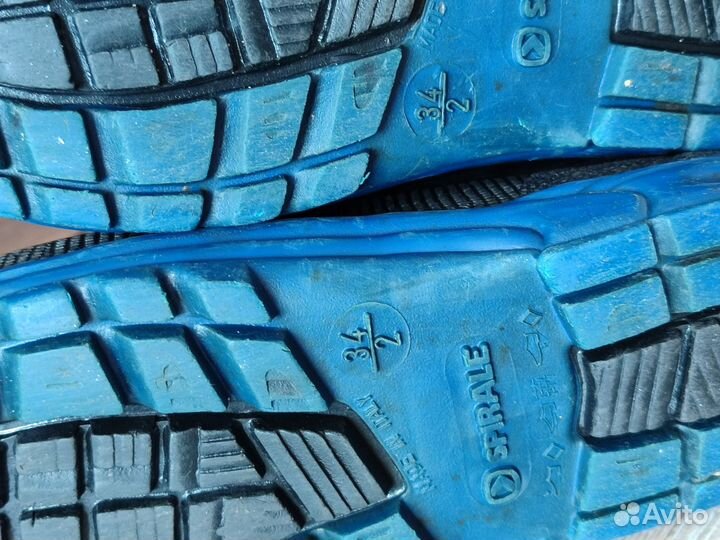 Сапоги резиновые утепленные 34