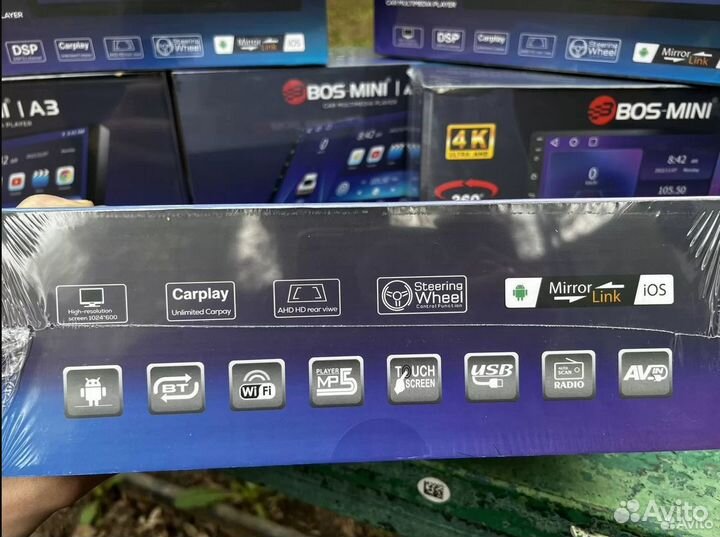 Магнитола Android bos-mini a3 2/32 9 дюймов