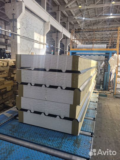 Сэндвич-панели Комбипан (минвата+пенополистирол)