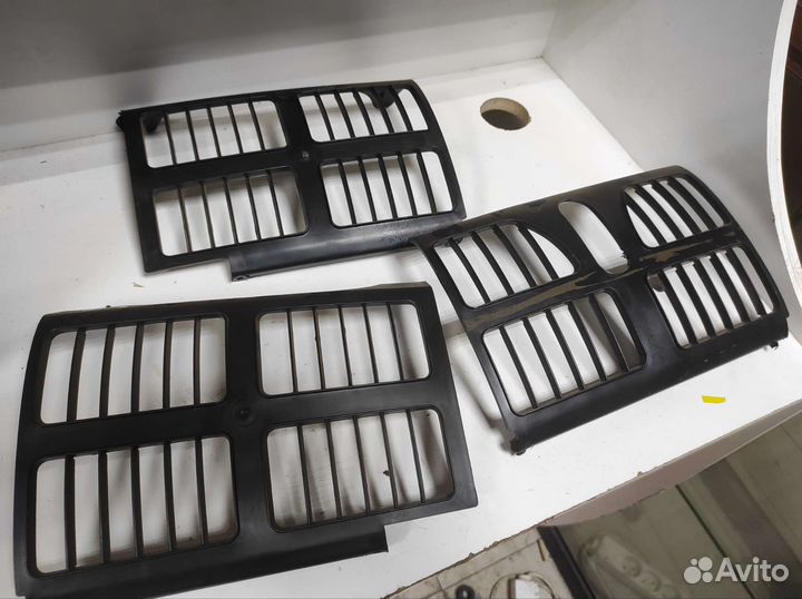 Накладки облицовки решетки радиатора Газель