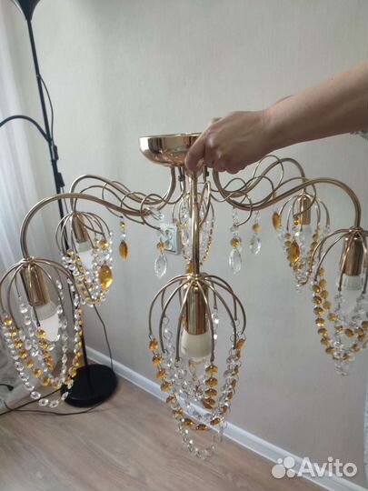 Люстра потолочная бу