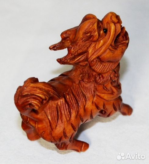 Статуэтка Кирин - Нэцкэ из Дерева Самшит ru*36