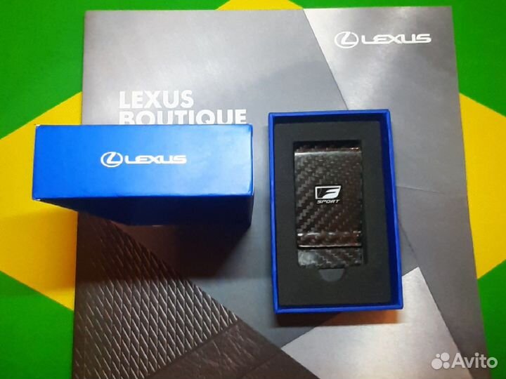 Зажим для банкнот Lexus Money Clip Carbon F Sport