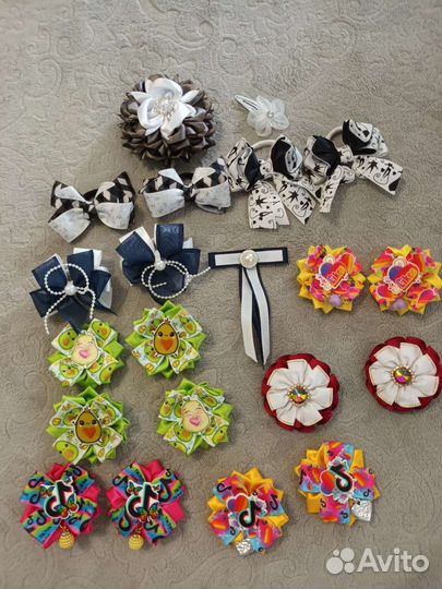 Резинки для волос ручной работы в школу,садик