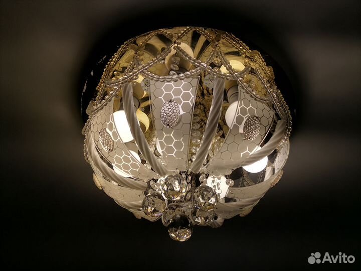 Люстра потолочная бу