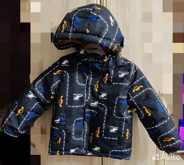 Деми/зима, Куртка+брюки, р.92 