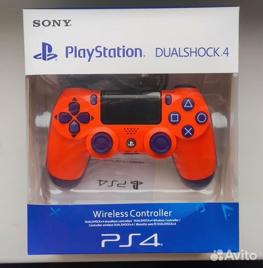 Геймпад для sony ps4 оранжевый