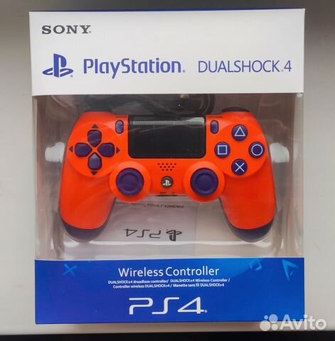 Геймпад для sony ps4 оранжевый