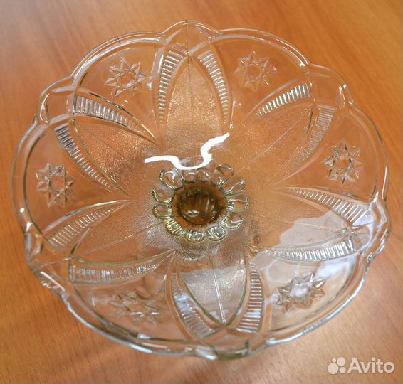 Ваза на ножке - фруктовница, конфетница времёнссср