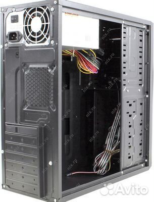 Корпус ExeGate CP/XP-313 ATX 350W Black (24+4пин)