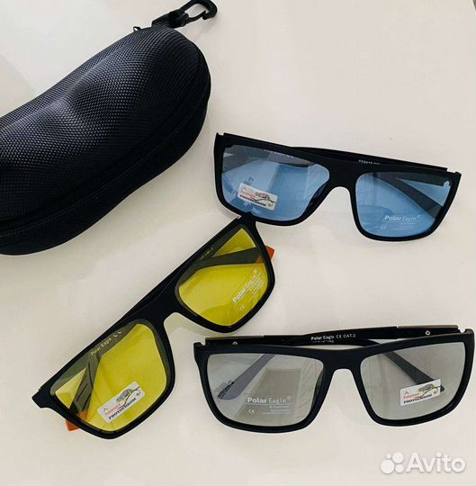 Солнцезащитные фотохромные очки с поляризацией