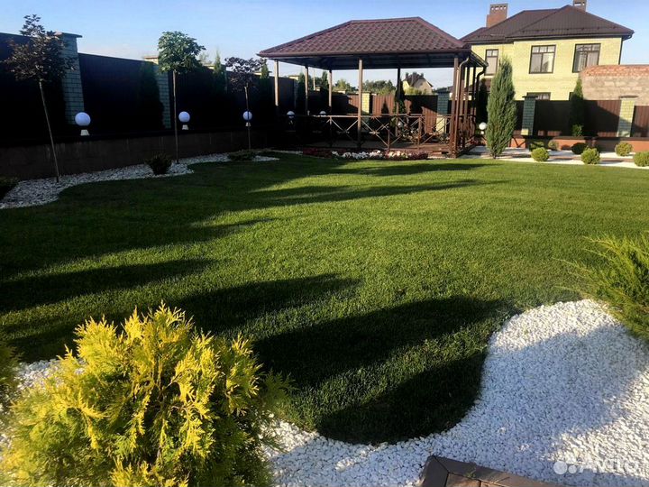 Рулонный газон. Автоматический полив