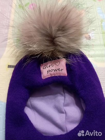 Шапка шлем новая+ варежки краги новые