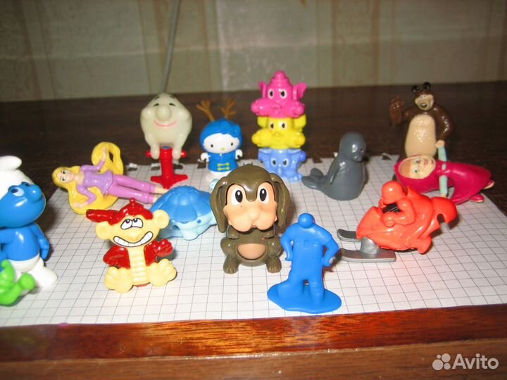 Киндер-сюрпризы, прилипалы из разных коллекций