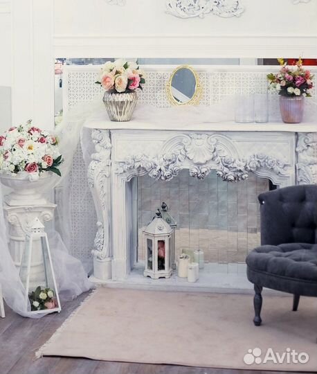 Декоративный Камин из гипса