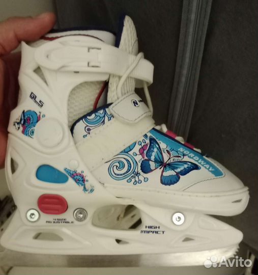Коньки детские раздвижные