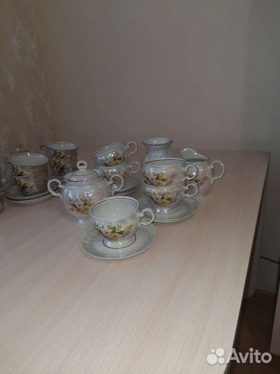 Чайный сервиз на 6 персон новый