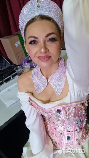 Кокошник и Воротник ручной работы