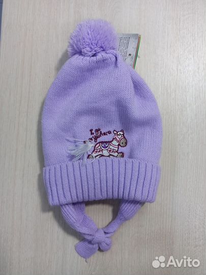 Новая детская шапка на девочку Amalfy