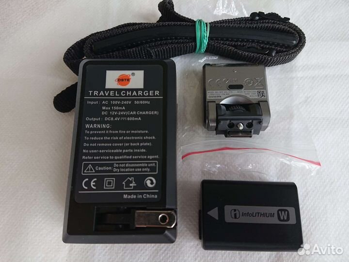 Sony nex 3/5 - аккумулятор, з/у, вспышка, ремень