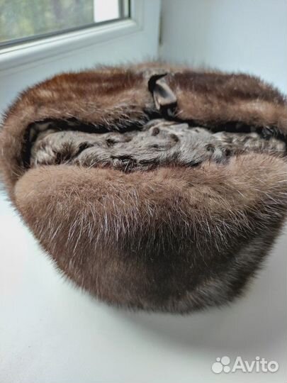 Норковая шапка мужская