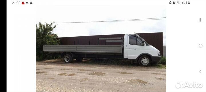 Грузоперевозки Газель 6 метров открытый борт