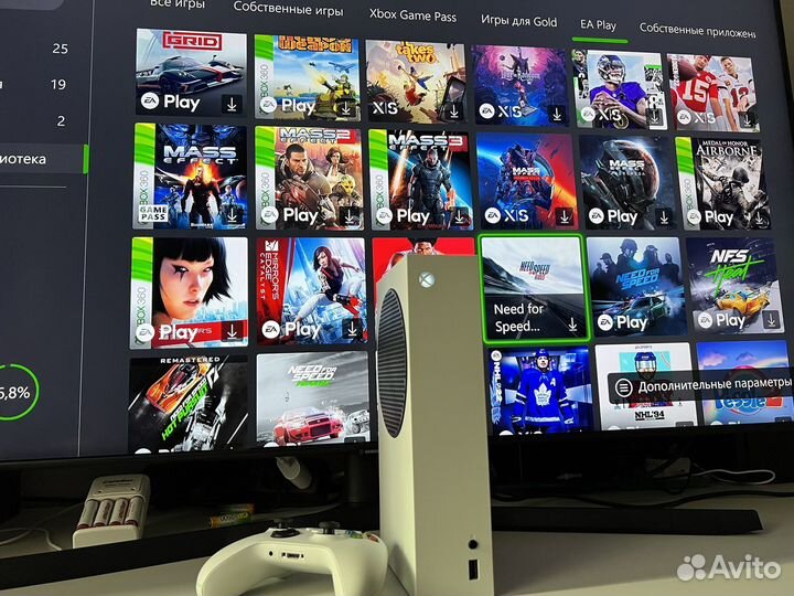 Xbox Series S + 450 игр / game pass 1 мес