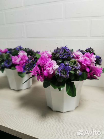 Искусственные декоративные цветы