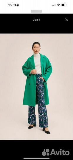 Mango пальто женское