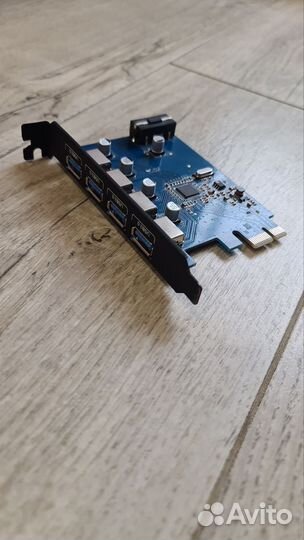 Контроллер PCI-E VIA 4xUSB3.0 Bulk