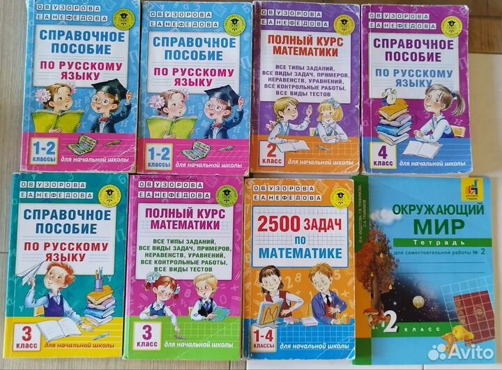 Учебные пособия 1, 2, 3, 4 классы