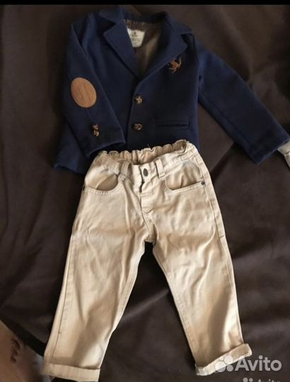 Пиджак 3- 4 года и джинсы