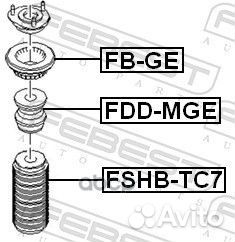 Подшипник опоры амортизатора ford mondeo 00-07