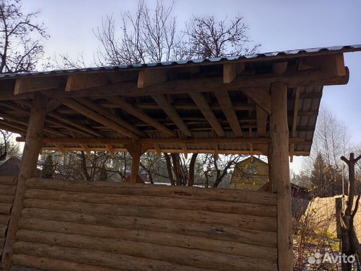 Беседка из сруба