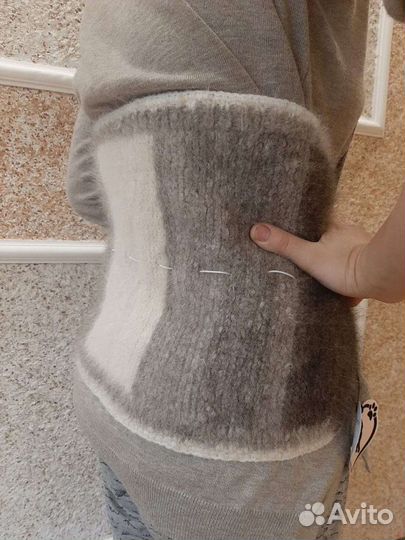 Согревающий пояс из собачьей шерсти