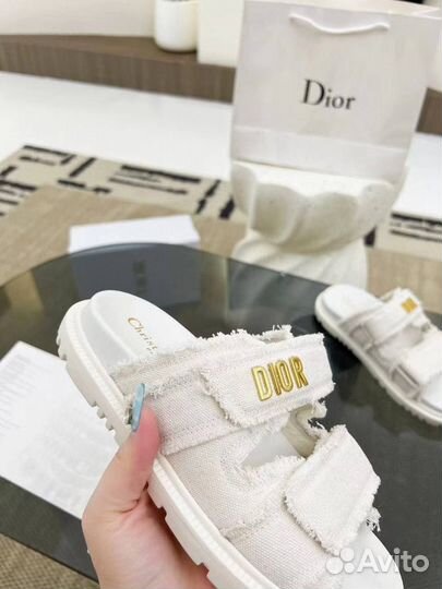 Шлепки женские Dior