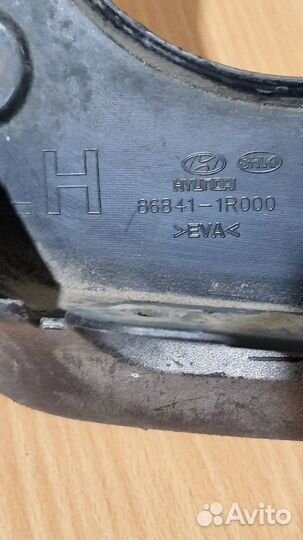 Брызговик задний левый Hyundai Solaris I (2010г)