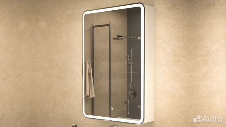 Зеркальный шкаф в ванную Америка