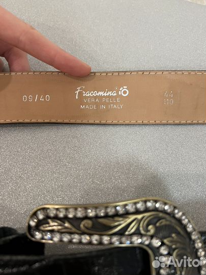 Ремень кожанный, Италия, 110