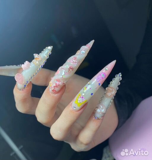 Маникюр, наращивание ногтей, шеллак