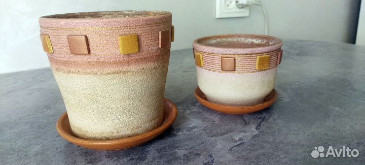 Горшки для цветов глина