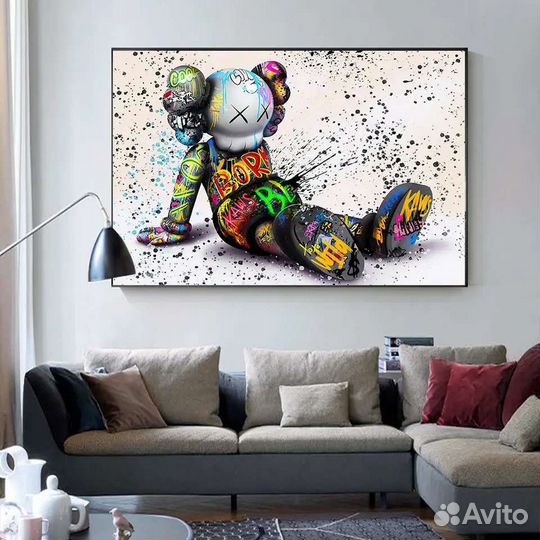 Популярные современные картины Bearbrick